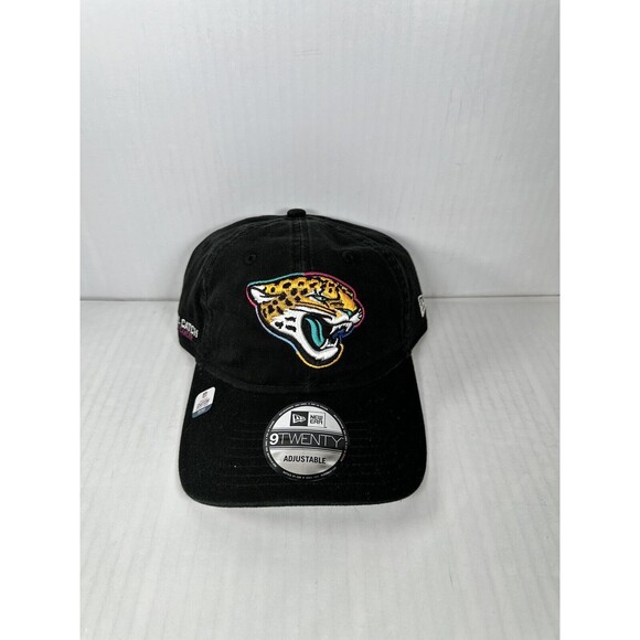Jacksonville Jaguars New Era 9TWENTY Crucial Catch 2024 Hat Cap Black Plaid NEW - Picture 1 of 4